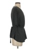 Ann Taylor LOFT Gray Short Sleeve Top Size S - photo 4