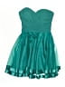 Cinderella Divine 100% Polyester Teal Cocktail Dress Size XS - photo 1