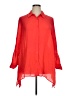 Robert Louis Red 3/4 Sleeve Button-Down Shirt Size XL - photo 1