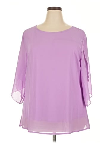 oyamiki 3/4 Sleeve Blouse (view 1)
