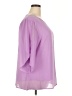 oyamiki 100% Polyester Purple 3/4 Sleeve Blouse Size XXL - photo 4