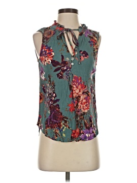 Pink Clover Sleeveless Blouse
