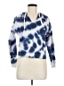 J.Crew 100% Cotton Tie-dye Blue Pullover Hoodie Size S - photo 1