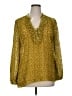 Etcetera Gold Long Sleeve Blouse Size 14 - photo 1