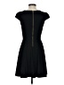 Elle Solid Black Casual Dress Size 4 - photo 2