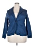 Lands' End 100% Polyester Houndstooth Blue Blazer Size XL - photo 1