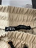 Zara Solid Tan Casual Pants Size XS - photo 4