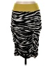 Bebe Animal Print Silver Casual Skirt Size S - photo 1