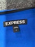 Express 100% Polyester Color Block Blue Casual Dress Size 0 - photo 7