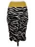 Bebe Animal Print Silver Casual Skirt Size S - photo 2