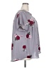 Torrid 100% Polyester Floral Gray Short Sleeve Blouse Size 2X Plus (2) - photo 4