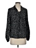 Unbranded 100% Polyester Polka Dots Black Long Sleeve Blouse Size S - photo 1