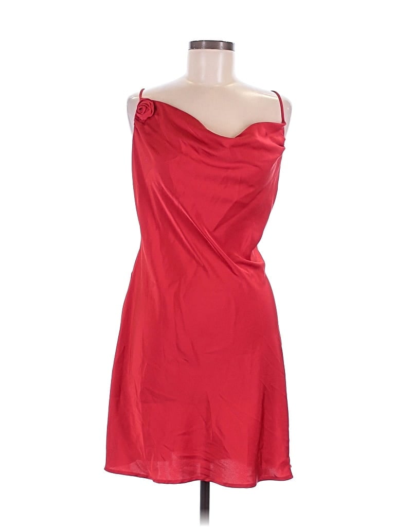 Pre-owned Divided By H&m Cocktail Dress In Red