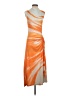 Unbranded Tie-dye Orange Cocktail Dress Size S - photo 1