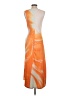 Unbranded Tie-dye Orange Cocktail Dress Size S - photo 2