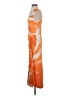 Unbranded Tie-dye Orange Cocktail Dress Size S - photo 5