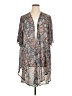 Torrid 100% Polyester Gray Kimono Size 1X Plus (1) - photo 1