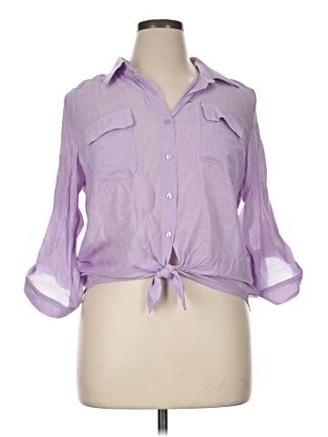 B.wear 3/4 Sleeve Blouse (view 1)