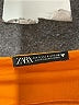 Zara Solid Orange Cocktail Dress Size S - photo 4