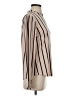 Adrianna Papell Stripes Ivory Long Sleeve Blouse Size S - photo 4