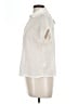 Truself Ivory Short Sleeve Blouse Size L - photo 5
