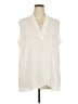 Avenue 100% Polyester Ivory Sleeveless Blouse Size 22 Plus - photo 1