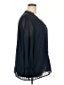Unbranded 100% Polyester Blue 3/4 Sleeve Blouse Size 2X - photo 4