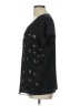 Ann Taylor LOFT Outlet 100% Polyester Black Short Sleeve Top Size L - photo 5