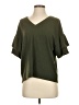 H by Bordeaux Green Poncho Size S - photo 1
