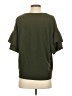 H by Bordeaux Green Poncho Size S - photo 2