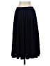 J.Crew 100% Polyester Solid Black Blue Formal Skirt Size 4 - photo 1