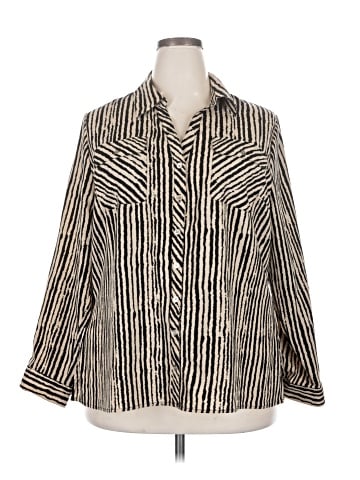 Notations Long Sleeve Blouse (view 1)