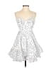 Unbranded 100% Polyester Hearts White Dress Size 2 - photo 1