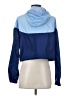 Nike 100% Polyester Color Block Blue Windbreaker Size XS - photo 2
