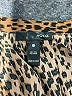 Aqua 100% Polyester Animal Print Brown Casual Dress Size XS - photo 7