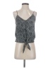 Sienna Sky 100% Polyester Gray Black Sleeveless Blouse Size XS - photo 1