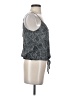 Sienna Sky 100% Polyester Gray Black Sleeveless Blouse Size XS - photo 4