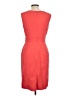 Classiques Entier Solid Orange Cocktail Dress Size 10 - photo 2
