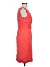 Classiques Entier Solid Orange Cocktail Dress Size 10 - photo 4