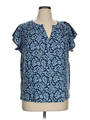 St. John's Bay Short Sleeve Blouse (view 1)