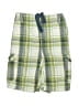Gymboree 100% Cotton Plaid Green Cargo Shorts Size 6 - photo 1