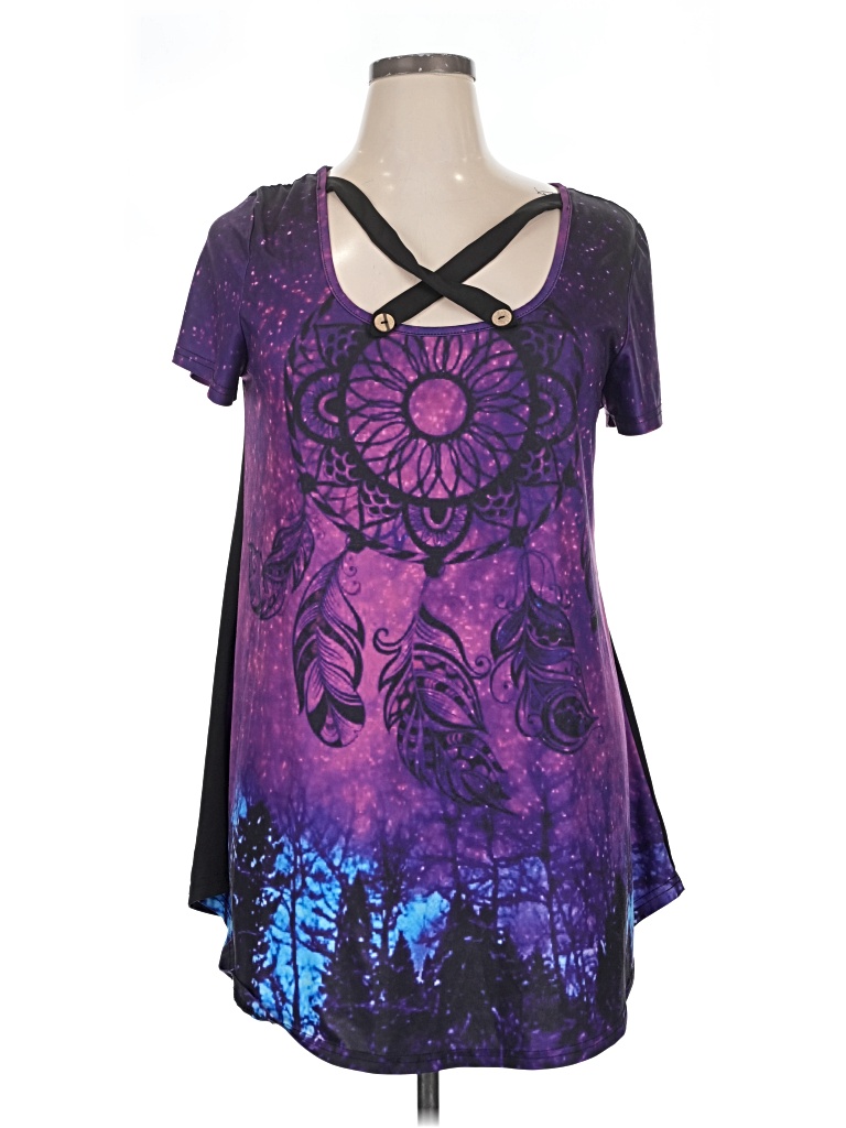 Pre-owned Assorted Brands Casual Dress In Purple
