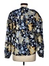 Elan 100% Cotton Blue Long Sleeve Blouse Size M - photo 2