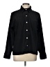 La Cabana Solid Black Long Sleeve Blouse Size L - photo 1