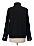 La Cabana Solid Black Long Sleeve Blouse Size L - photo 2