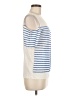 Sandro 100% Linen Ivory Short Sleeve Top Size Med (2) - photo 4