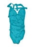 J.Crew Solid Teal One Piece Swimsuit Size 2 - photo 1