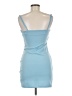 Shein 100% Polyester Solid Blue Cocktail Dress Size M (estimated) - photo 2