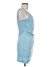 Shein 100% Polyester Solid Blue Cocktail Dress Size M (estimated) - photo 4