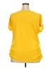 AUW Yellow Short Sleeve Top Size 2X - photo 2